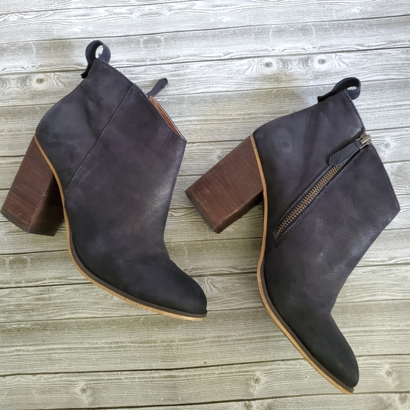 bp Shoes - BP "Lance" Leather Block Heel Bootie